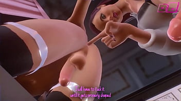 3d She-creature Domme Mom drills Sissy Fellow - Animation Bum romping Sex, Futa on Femboy